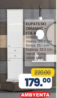 KUPATILSKI ORMARIĆ ETA-A