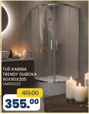 TUŠ KABINA TRENDY DUBOKA