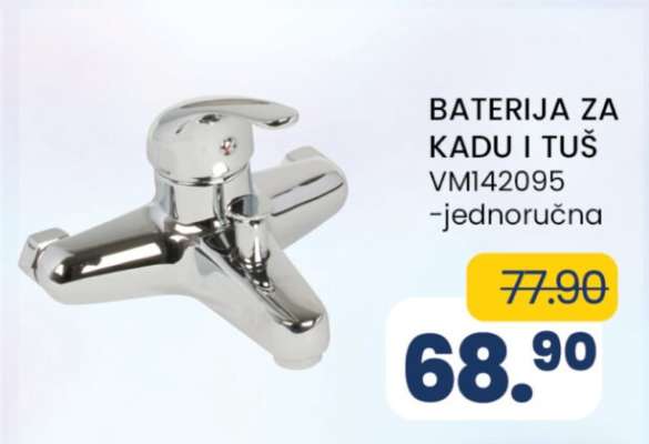 BATERIJA ZA KADU I TUŠ