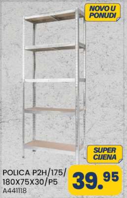POLICA P2H/175/180X75X30/P5