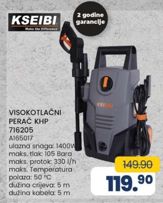 KSEIBI VISOKOTLAČNI PERAČ KHP