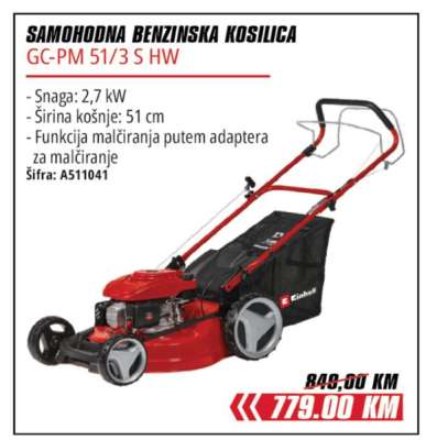 SAMOHODNA BENZINSKA KOSILICA GC-PM 51/3 S HW