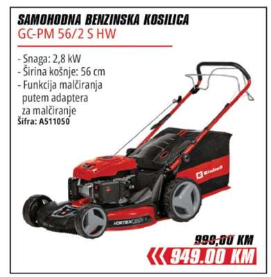 SAMOHODNA BENZINSKA KOSILICA GC-PM 56/2 S HW