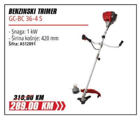 BENZINSKI TRIMER GC-BC 36-4 S