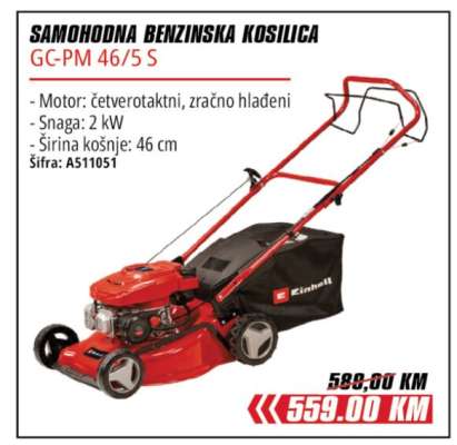 SAMOHODNA BENZINSKA KOSILICA GC-PM 46/5 S