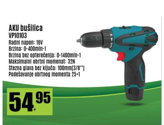 AKU bušilica VP10103
