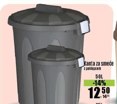 Kanta za smeće s poklopcem