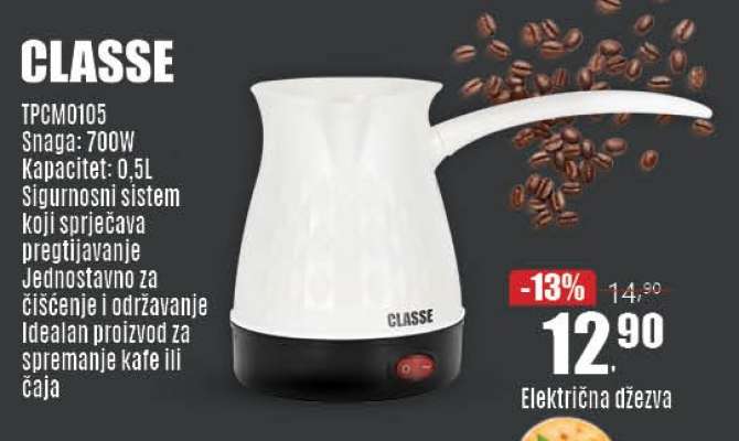 CLASSE Električna džezva