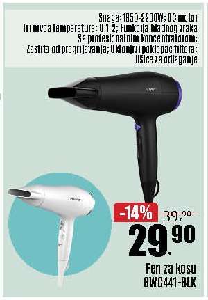 Fen za kosu GWC441-BLK