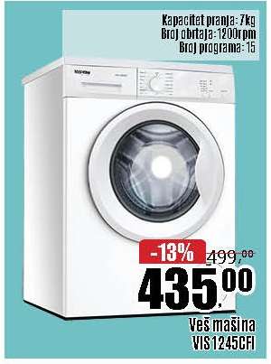 Veš mašina VIS 1245CFI