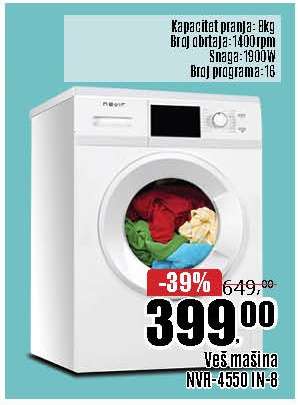 Veš mašina NVR-4550 IN-8