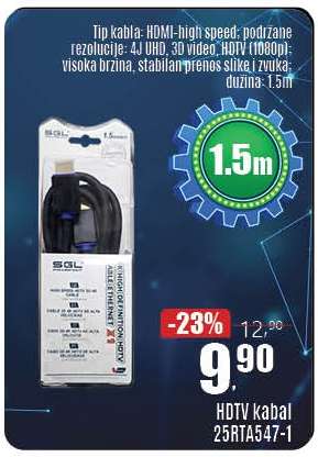 HDTV kabal 25RTA547-1