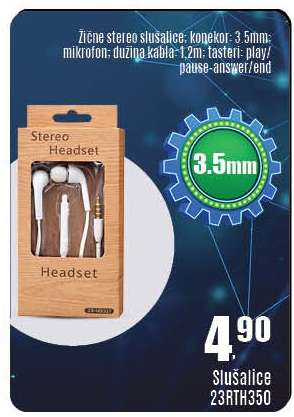 Slušalice 23RTH350