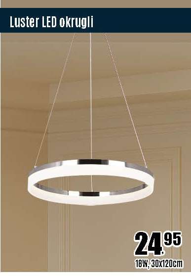 Luster LED okrugli