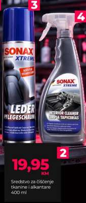 Sredstvo za čišćenje tkanine i alkantare