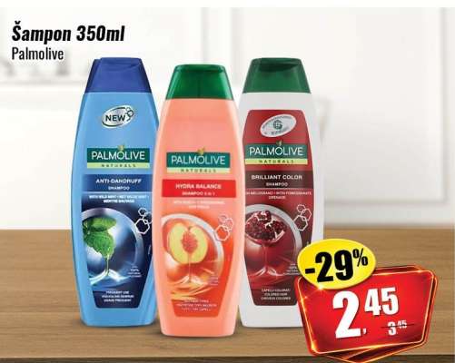 Šampon 350ml Palmolive