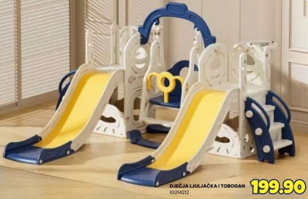 Dječja ljuljačka i tobogan