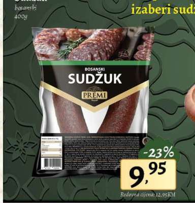 Bosanski sudžuk Premi