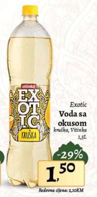 Exotic Voda sa okusom kruška, Vitinka