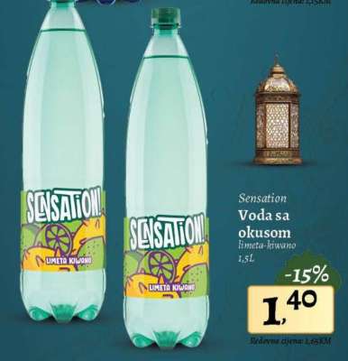 Sensation Voda sa okusom limeta-kiwano