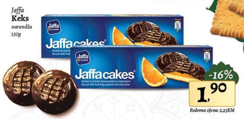 Jaffa Keks narandža 150g