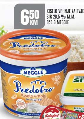 MEGGLE Kiselo vrhnje za svježi sir