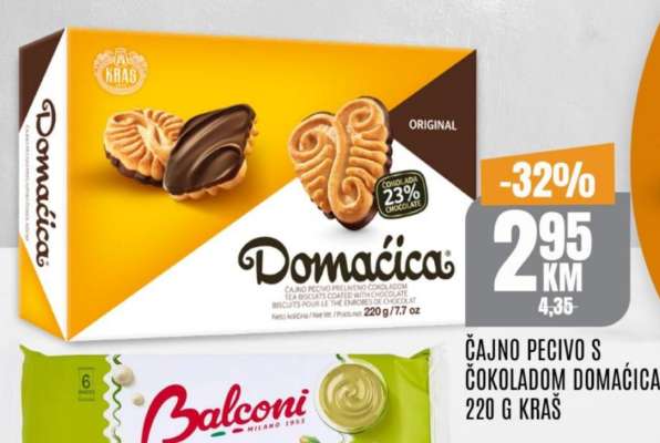 Čajno pecivo s čokoladom Domaćica