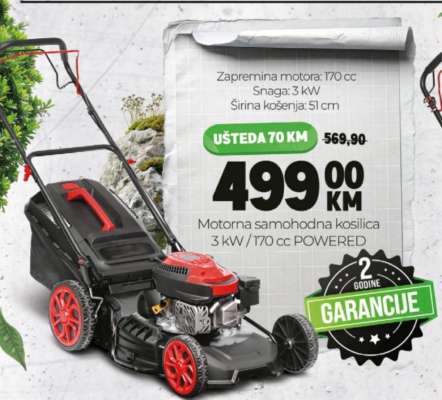 Motorna samohodna kosilica