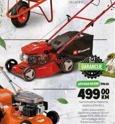 Samohodna motorna kosilica Einhell