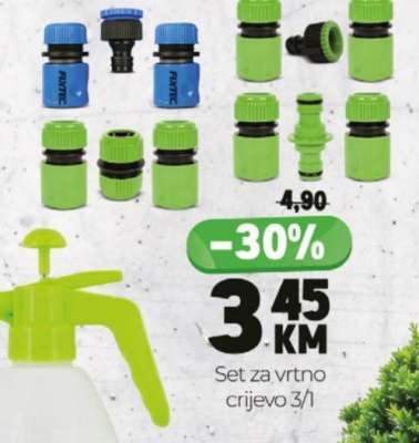 Set za vrtno crijevo 3/1