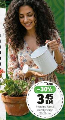 Metalna kanta za zalijevanje