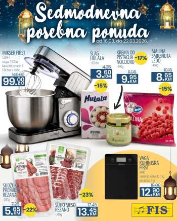 FIS katalog - 16.03.2026. - 22.03.2026.