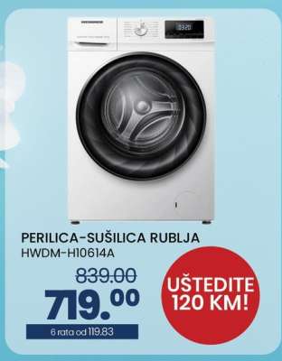 PERILICA-SUŠILICA RUBLJA HWDM-HI10614A