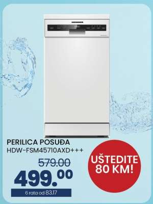 PERILICA POSUĐA HDW-FSM45710AXD+++