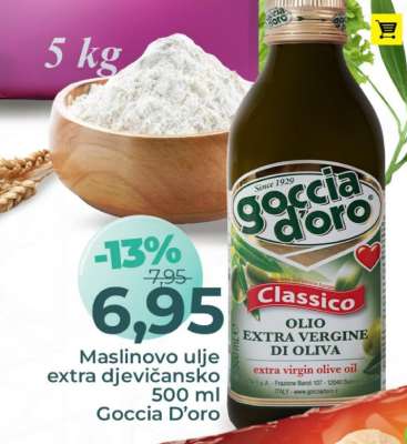Maslinovo ulje extra djevičansko 500 ml Goccia D’oro