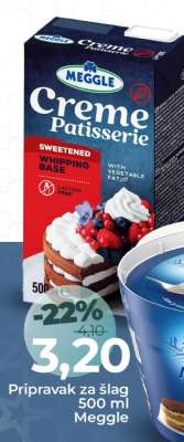 Pripravak za šlag 500 ml Meggle