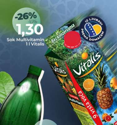 Sok Multivitamin 1 L, Vitalis