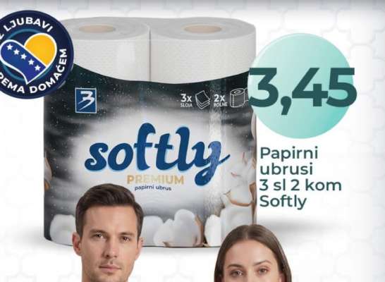 Softly Premium Papirni Ubrusi
