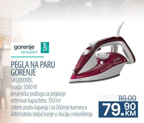 PEGLA NA PARU GORENJE