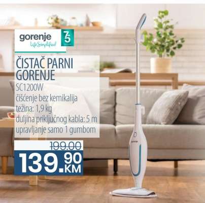 ČISTAČ PARNI GORENJE
