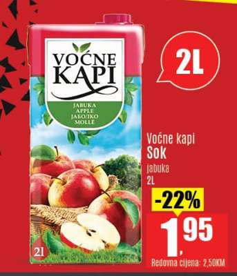 Voćne kapi Sok