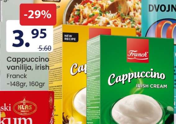 Cappuccino vanilija, irish