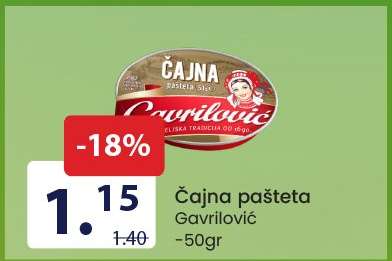 Čajna pašteta Gavrilović