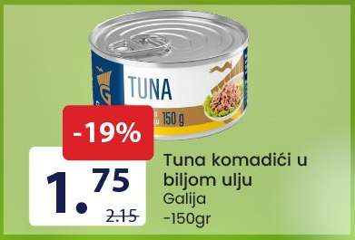 Tuna komadići u biljnom ulju