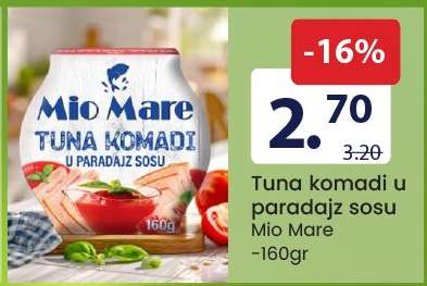 Tuna komadi u paradjz sosu