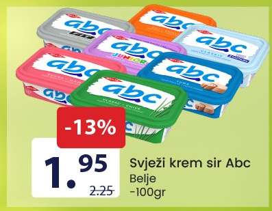 Svježi krem sir ABC