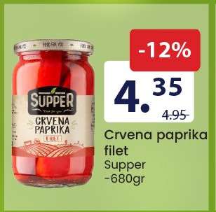 Crvena paprika filet