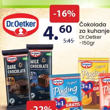 Čokolada za kuhanje Dr.Oetker
