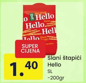 SLANI ŠTAPIĆI Hello