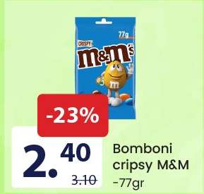 Bomboni cripsy M&M